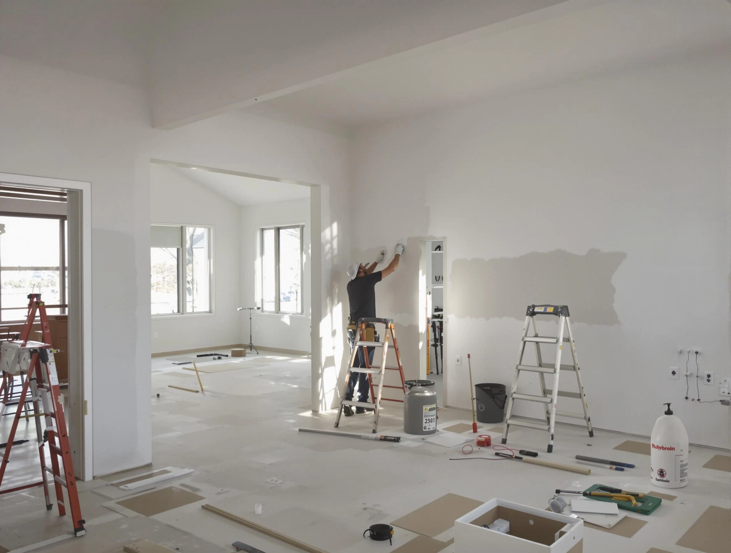 Detailed drywall installation with Tempe House Painters in Tempe